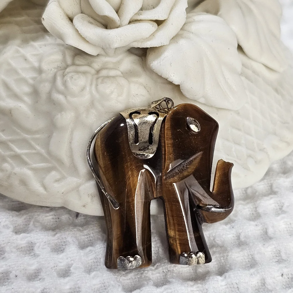 Tiger's Eye Bracelets and Pendant Bundle Set Vintage - Picture 4 of 14